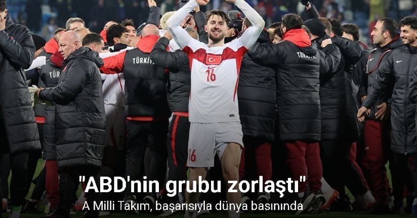 A Milli Takım, başarısıyla dünya basınında