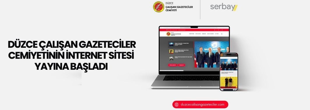 Düzce Çalışan Gazeteciler Cemiyetinin İnternet Sitesi Yayına Başladı