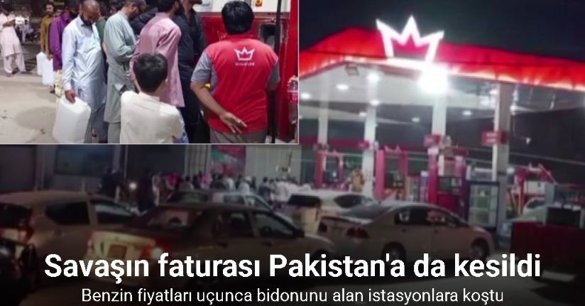 İran saldırıları nedeniyle Pakistan'da benzin fiyatlarına yaklaşık yüzde 42 zam
