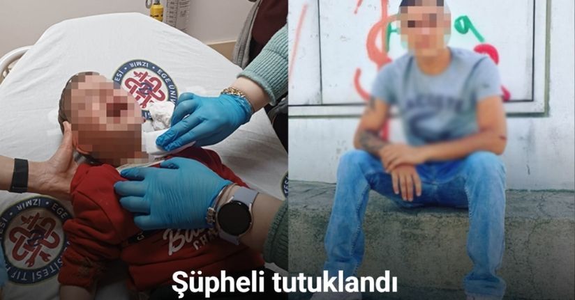 İzmir’de parkta 2 yaşındaki çocuğa bıçakla saldıran şüpheli tutuklandı