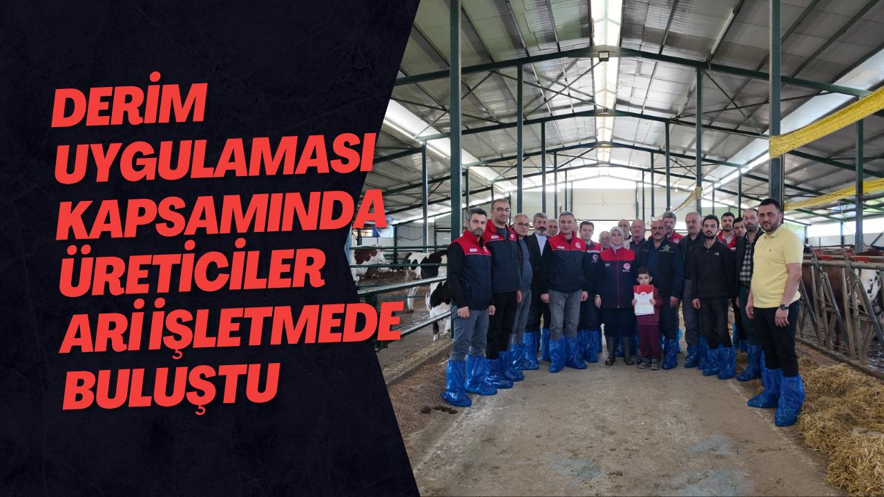 Derim Uygulaması Kapsamında Üreticiler Ari İşletmede Buluştu