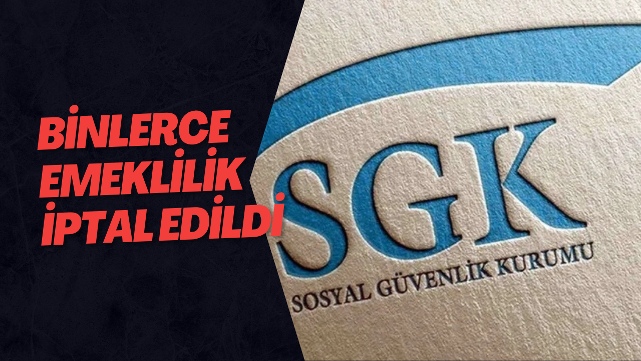 Binlerce Emeklilik İptal Edildi