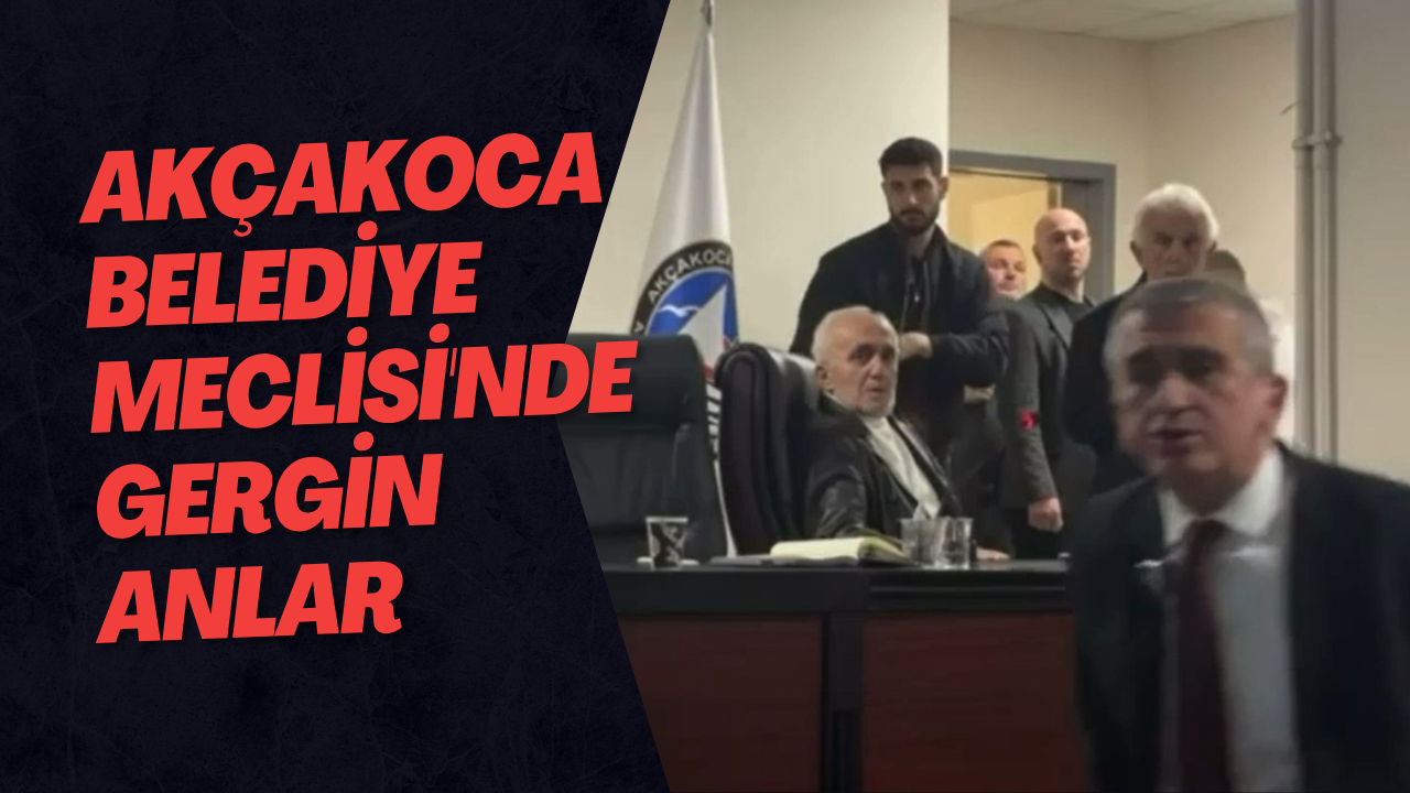 Akçakoca Belediye Meclisi'nde Gergin Anlar