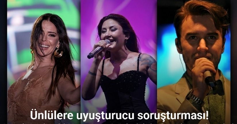 Aralarında Mustafa Ceceli, Melek Mosso, Simge Sağın’ın da bulunduğu ünlü isimlere uyuşturucu operasyonu