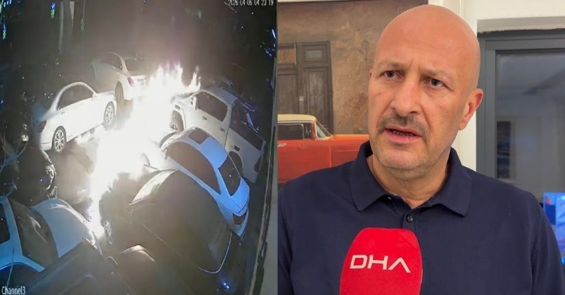 Beşiktaş'ta 14 aracı kundaklanıp villası kurşunlandı: Kimseye verecek 1 liramız yok