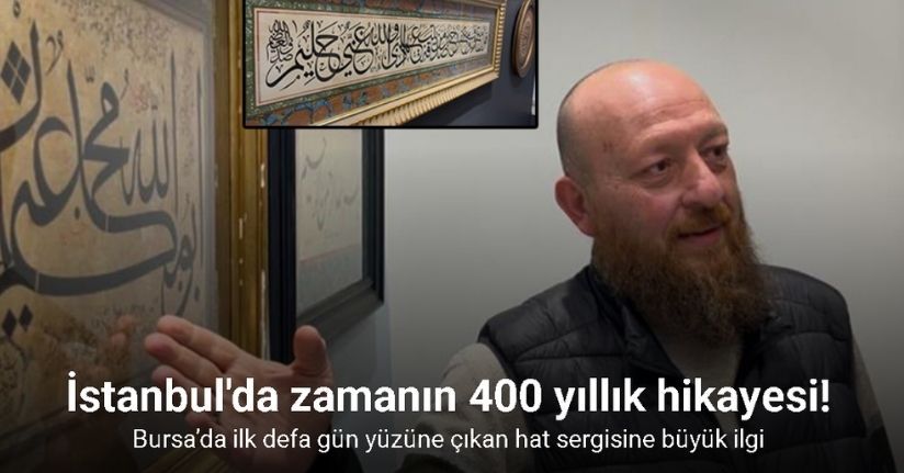 Bursa’da 700. yıla özel hat sergisine yoğun ilgi