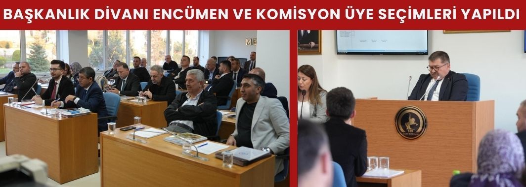 Başkanlık Divanı, Encümen Ve Komisyon Üye Seçimleri Yapıldı