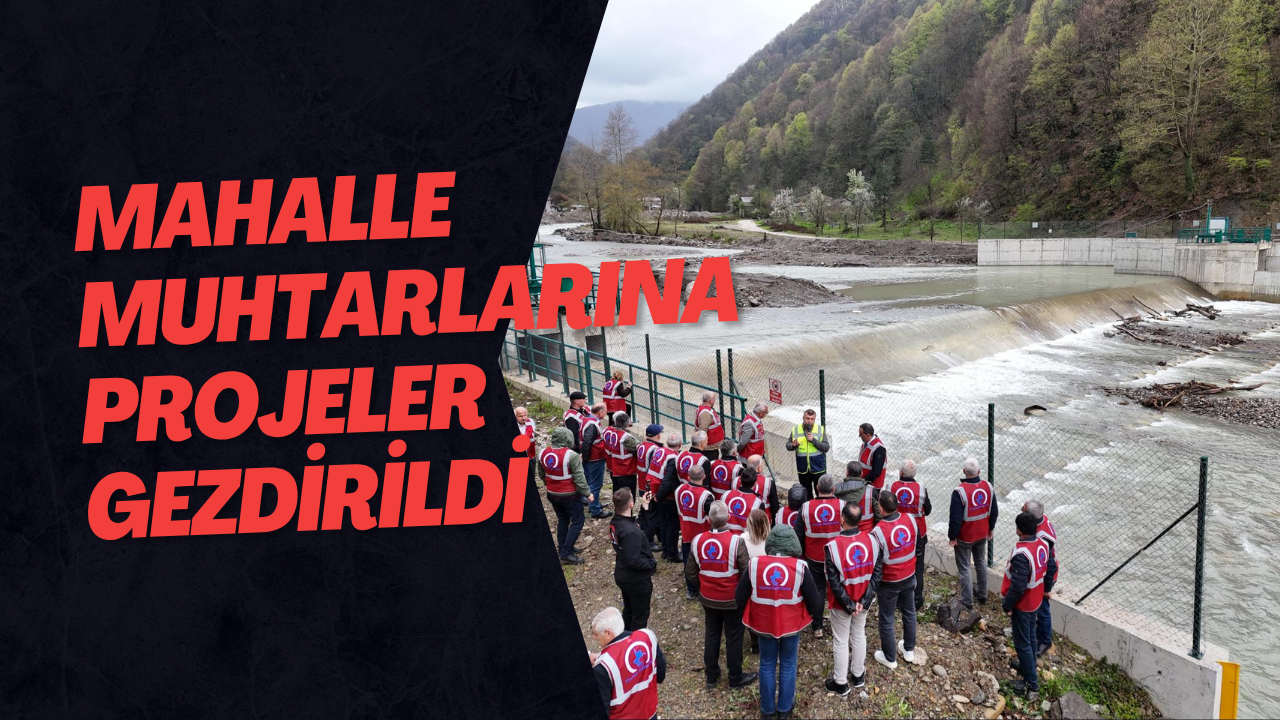 Mahalle Muhtarlarına Projeler Gezdirildi