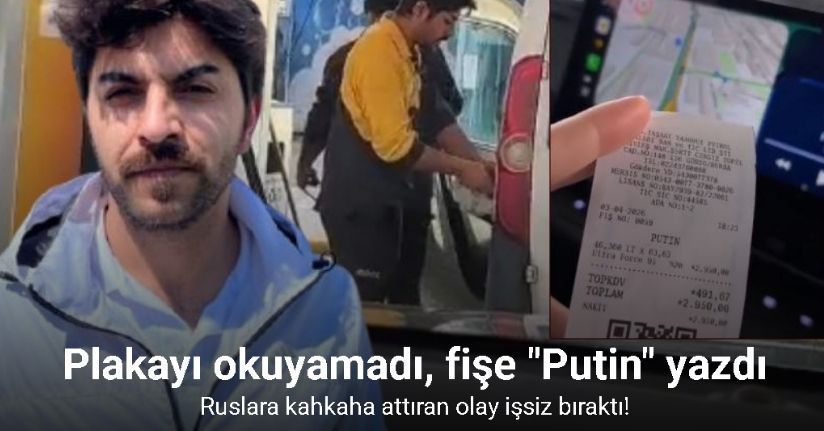 Plakayı okuyamadı, fişe 