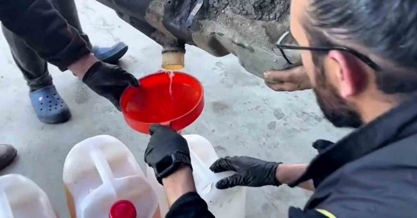 Yakıt deposunda 48 kilo sıvı metamfetamin ele geçirildi