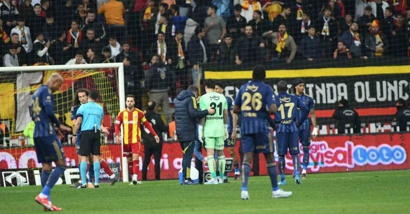 Kayseri’de Ederson’a yabancı madde atan kişi seyirden men cezası aldı