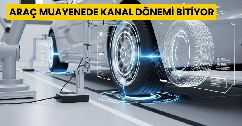 Araç muayenede kanal dönemi bitiyor