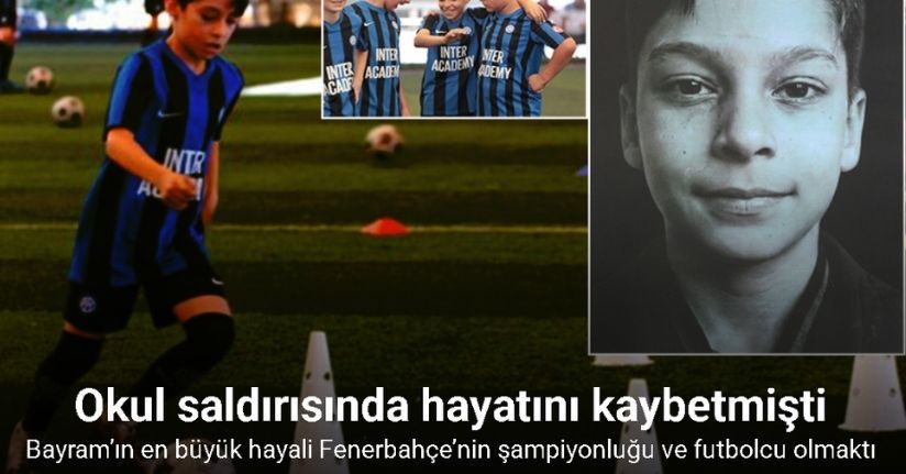 Bayram’ın en büyük hayali Fenerbahçe’nin şampiyonluğu ve futbolcu olmaktı