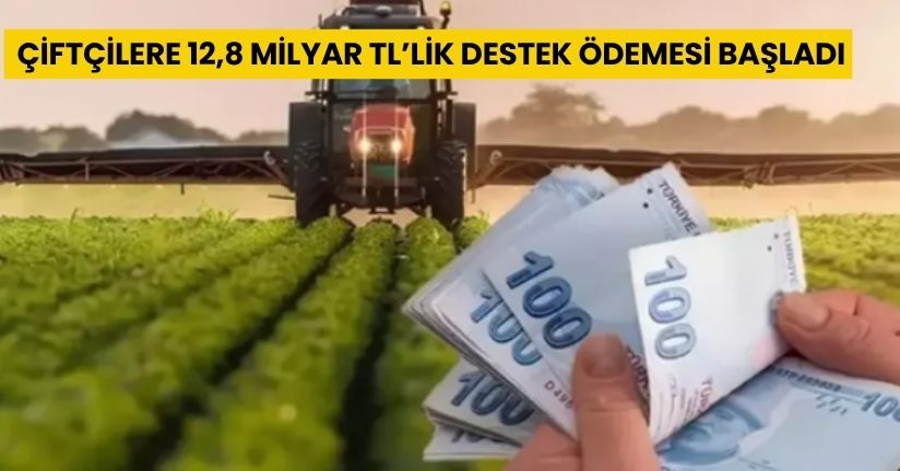 Çiftçilere 12,8 Milyar TL’lik Destek Ödemesi Başladı