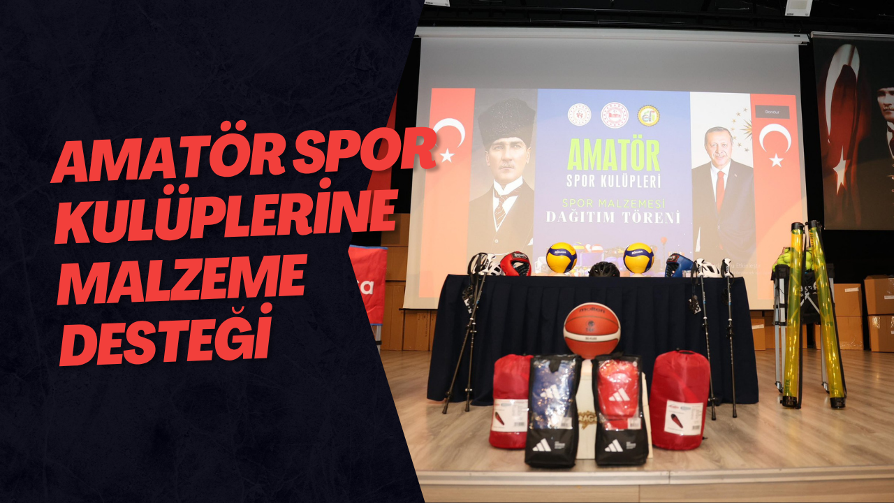 Amatör Spor Kulüplerine Malzeme Desteği