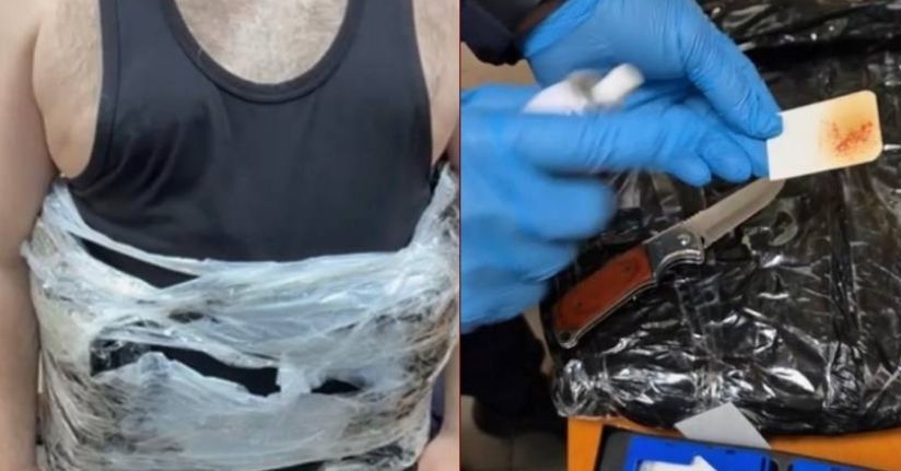 Türk yolcunun belinden 5 kilo 510 gram uyuşturucu çıktı