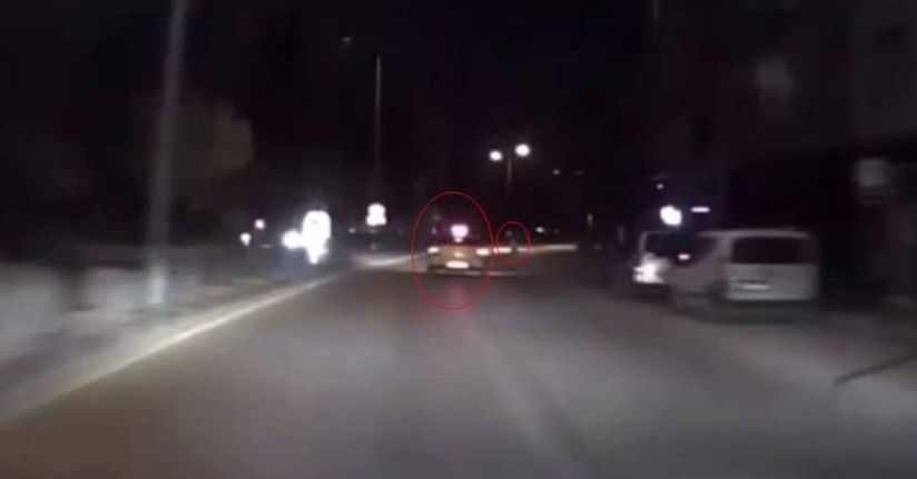 Ticari taksinin çarptığı genç kız hayatını kaybetti: Feci kaza kamerada