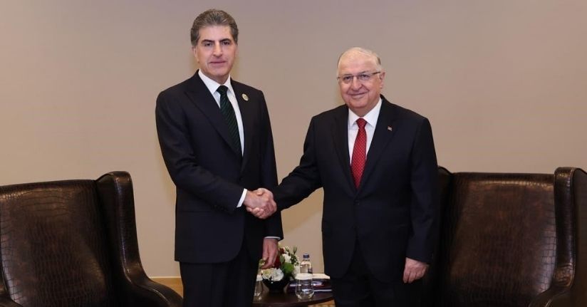 Bakan Güler, IKBY Başkanı Barzani ile görüştü