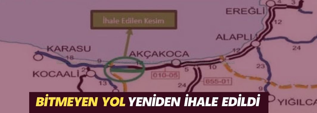 Akçakoca–Melenağzı Yolu İçin İhale Yapıldı