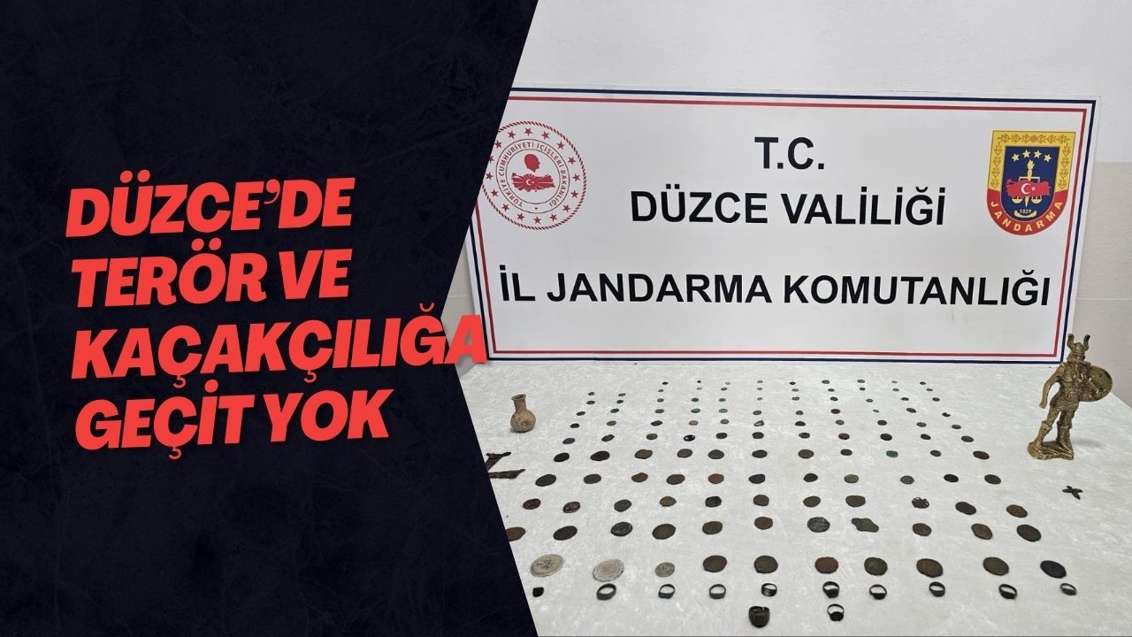 Düzce’de Terör ve Kaçakçılığa Geçit Yok