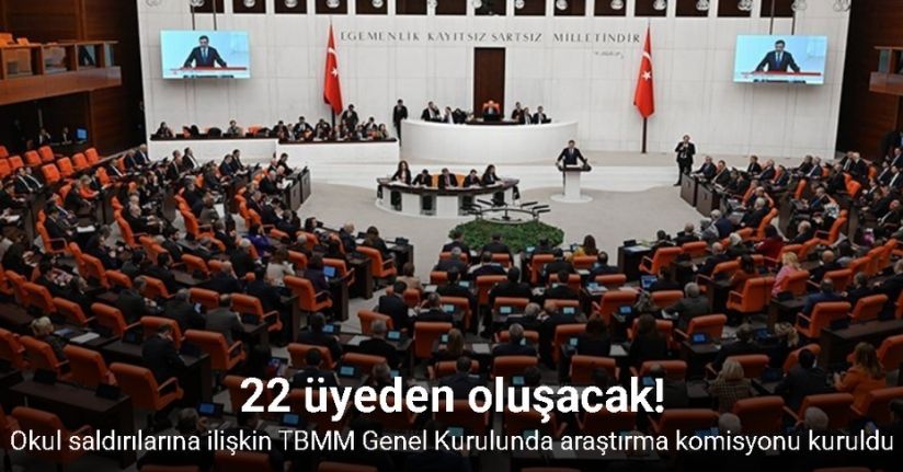 Şanlıurfa ve Kahramanmaraş’taki saldırılarla ilgili Meclis Araştırma Komisyonu kuruldu