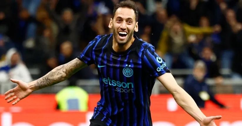 Hakan Çalhanoğlu, Inter’i finale taşıdı