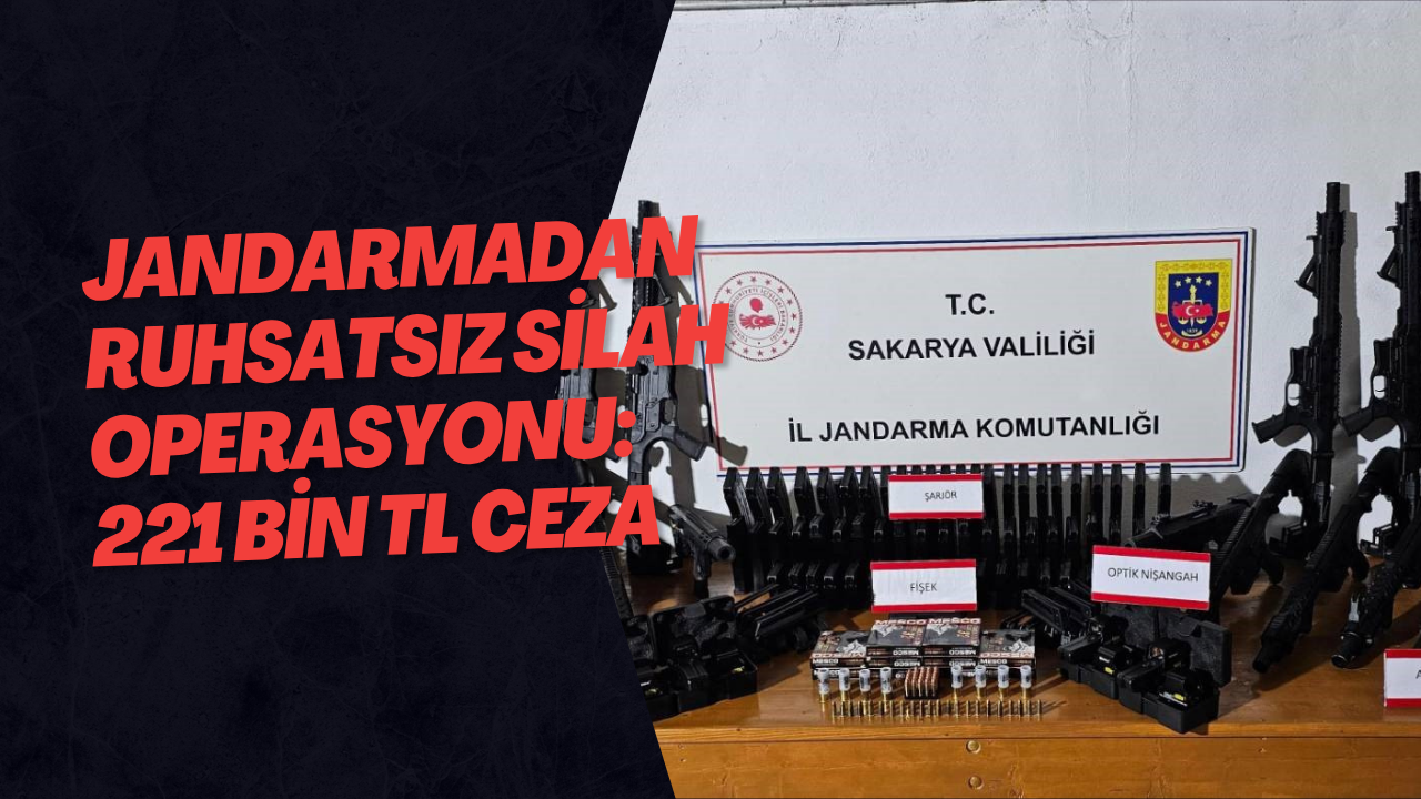 Jandarmadan Ruhsatsız Silah Operasyonu: 221 Bin Tl Ceza