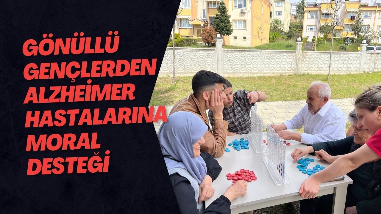 Gönüllü Gençlerden Alzheimer Hastalarına Moral Desteği