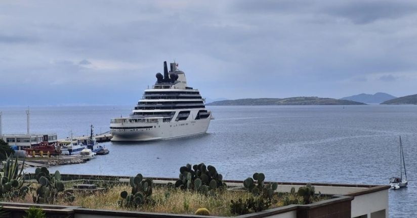 400 milyon avroluk gemi Bodrum’a geldi