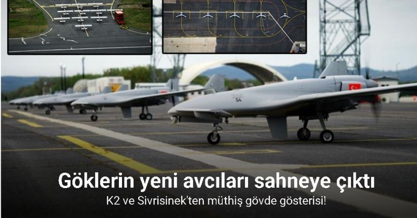 Baykar’ın yeni nesil platformları K2 kamikaze İHA ve Sivrisinek dolanan mühimmat sahaya çıktı
