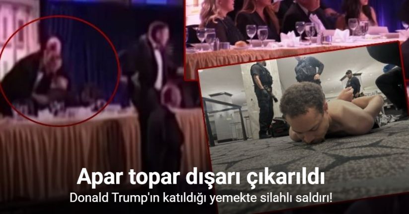 Donald Trump, katıldığı programda silah seslerinin duyulması üzerine salondan tahliye edildi