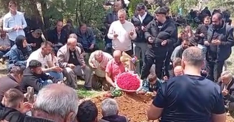 Gelin çiçeği, damadın mezarına konuldu