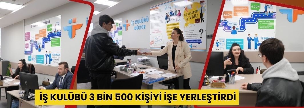 Düzce İş Kulübü’nden İstihdama Güçlü Destek