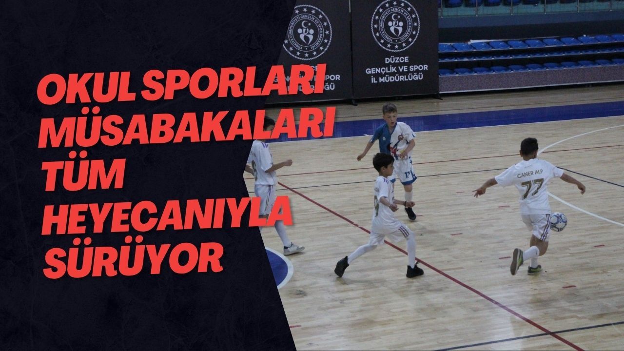 Okul Sporları Müsabakaları Tüm Heyecanıyla Sürüyor