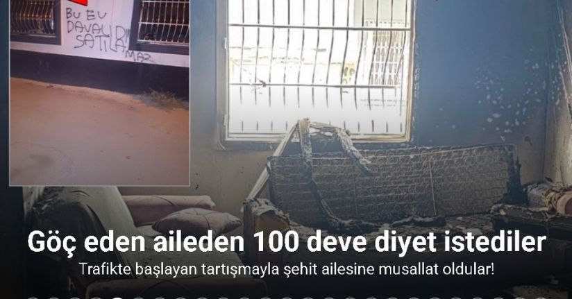 Trafikte başlayan tartışmayla şehit ailesine musallat oldular: Göç eden aileden 100 deve diyet istediler