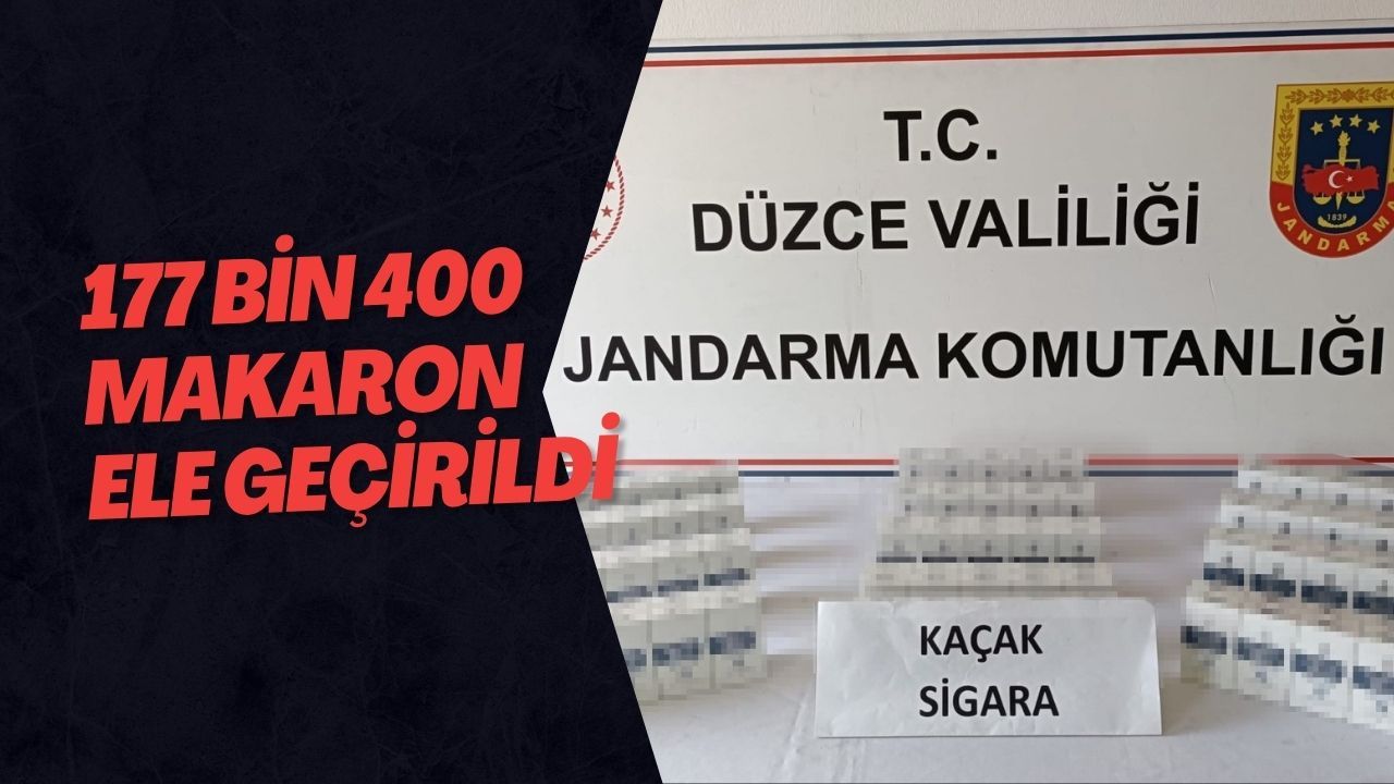 177 Bin 400 Makaron Ele Geçirildi