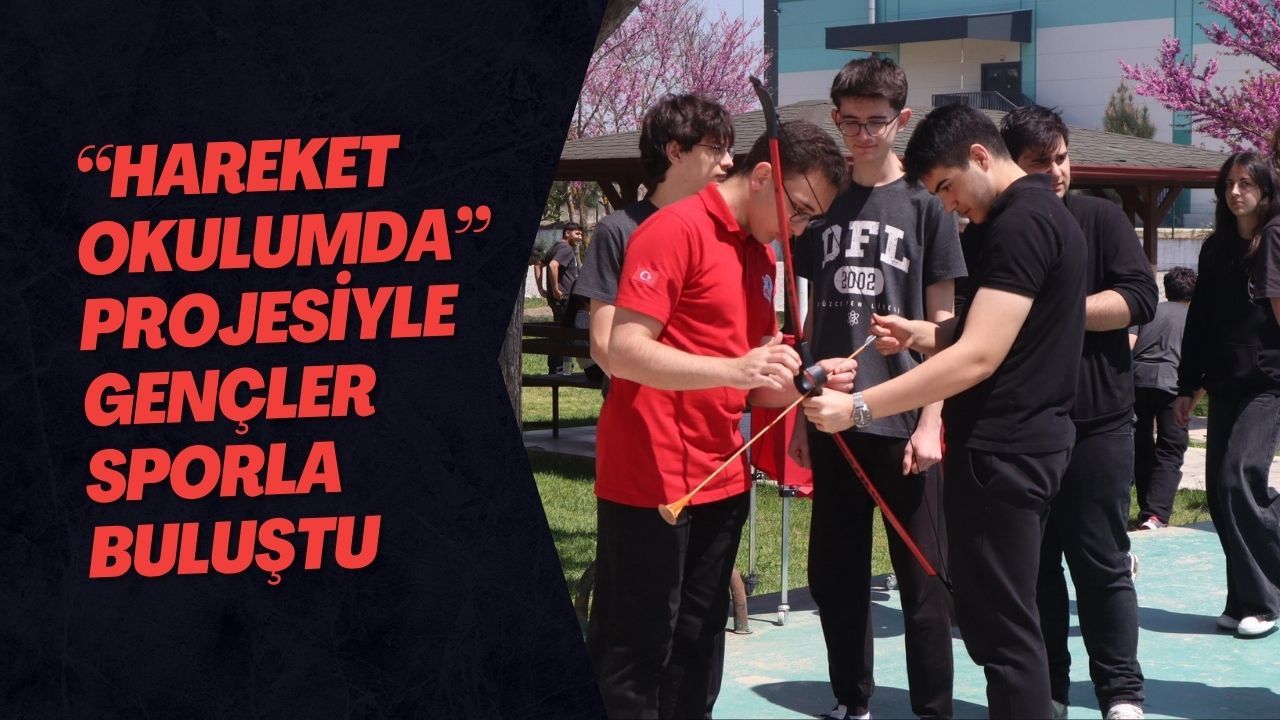 “Hareket Okulumda” Projesiyle Gençler Sporla Buluştu