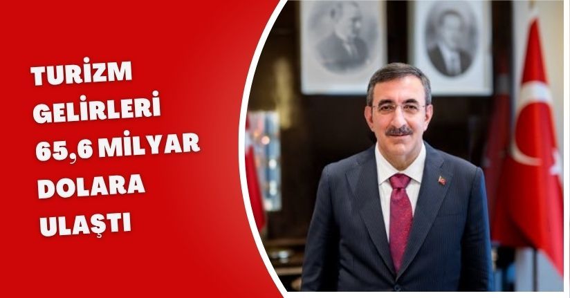 Turizm gelirleri 65,6 milyar dolara ulaştı