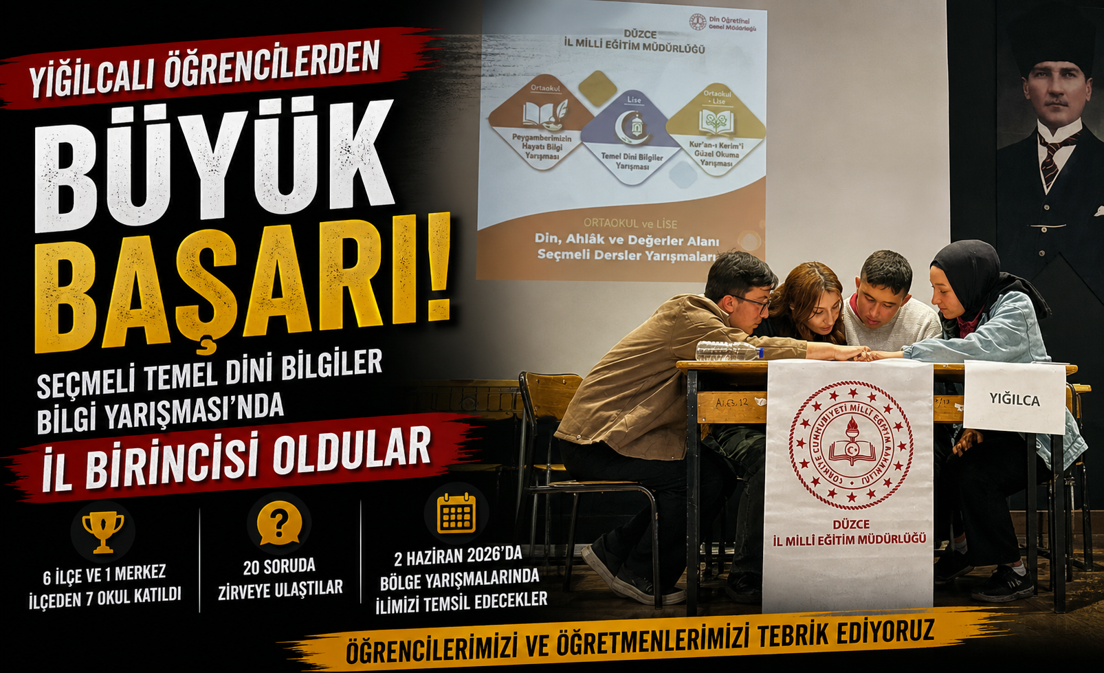 Yığılcalı Öğrencilerden Büyük Başarı