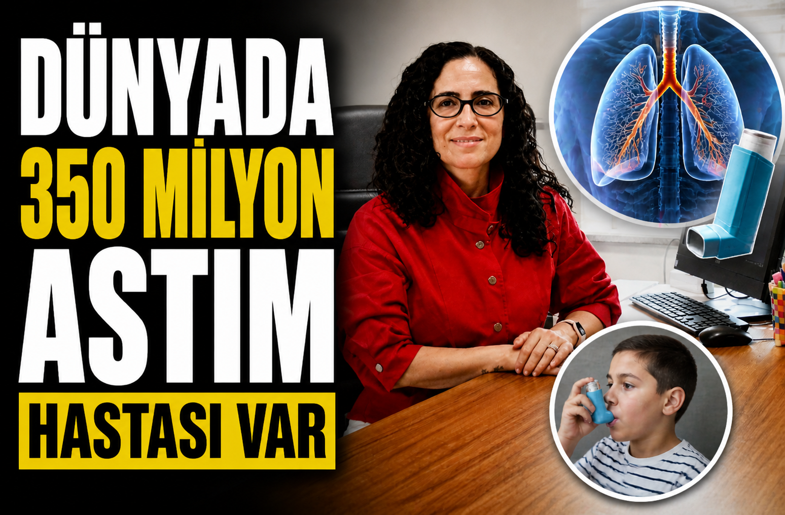 Dünyada 350 Milyon Astım Hastası Var