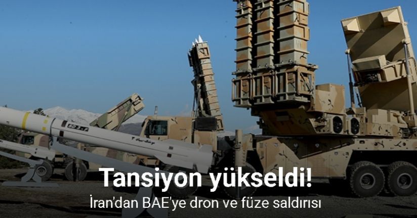 İran'dan BAE'ye dron ve füze saldırısı