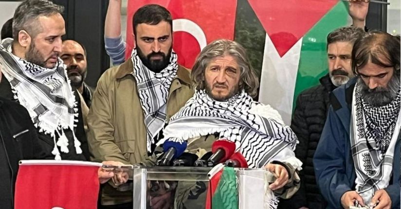 Sumud Filosu aktivisti Hüseyin Oral, İstanbul’a geldi