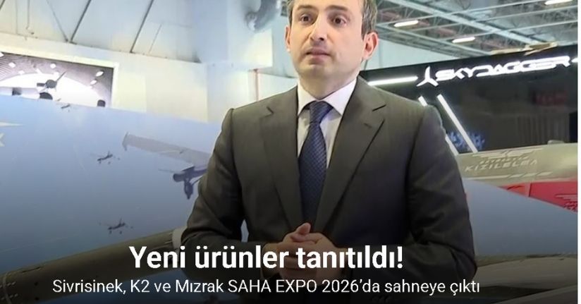 Sivrisinek, K2 ve Mızrak SAHA EXPO 2026’da sahneye çıktı