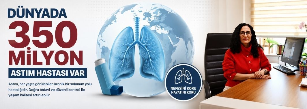 Dünyada 350 Milyon Astım Hastası Var