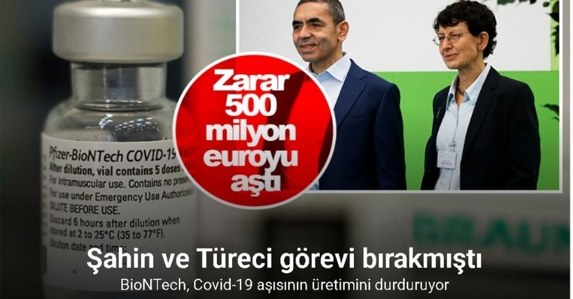 BioNTech, Covid-19 aşısının üretimini durduruyor