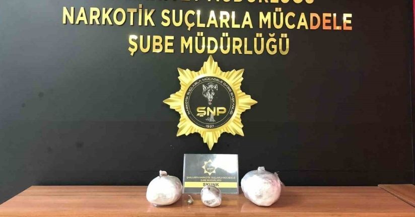 Şanlıurfa’da 6 kilo 800 gram uyuşturucu ele geçirildi