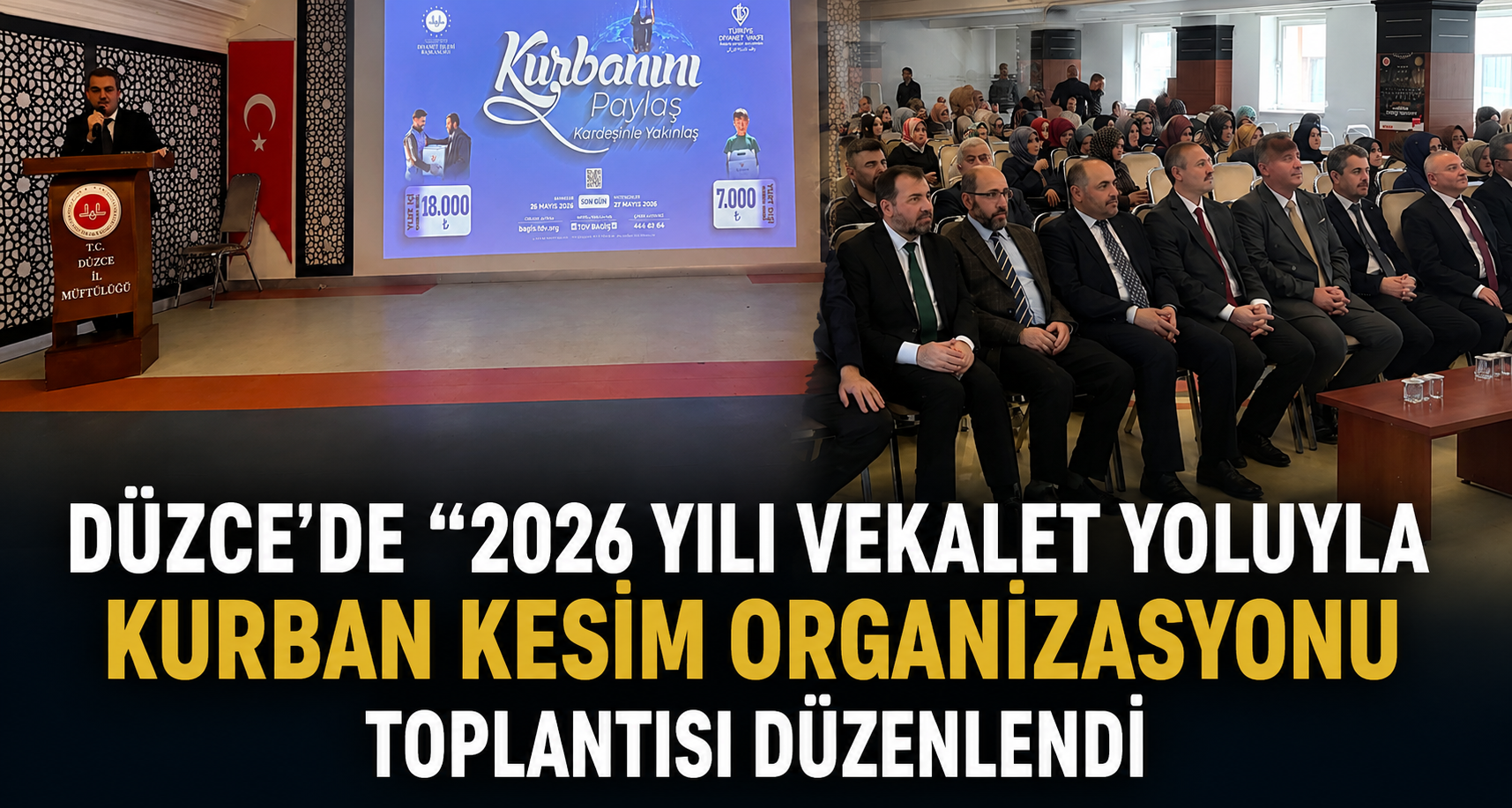 Vekaletle Kurban Tanıtım Toplantısı Yapıldı