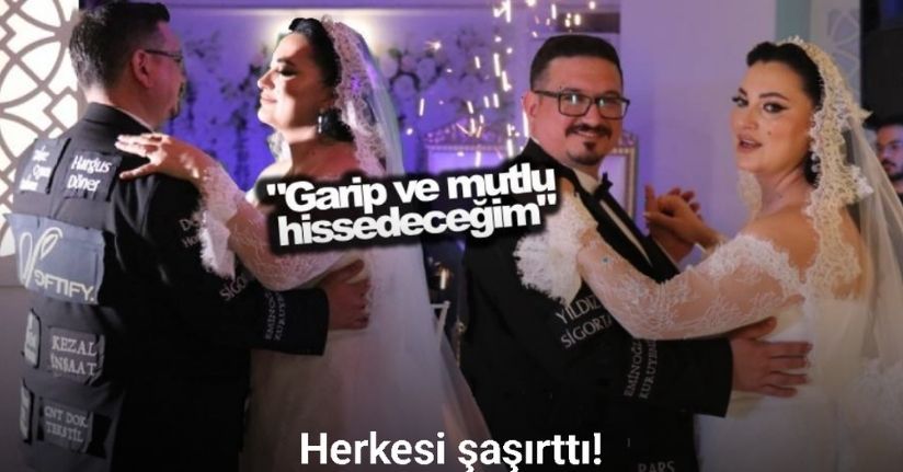 Düğün masrafını düşürmek için damatlığını reklam panosuna çevirdi