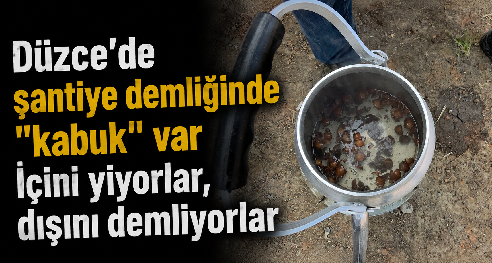 Düzce'de Şantiye Demliğinde 