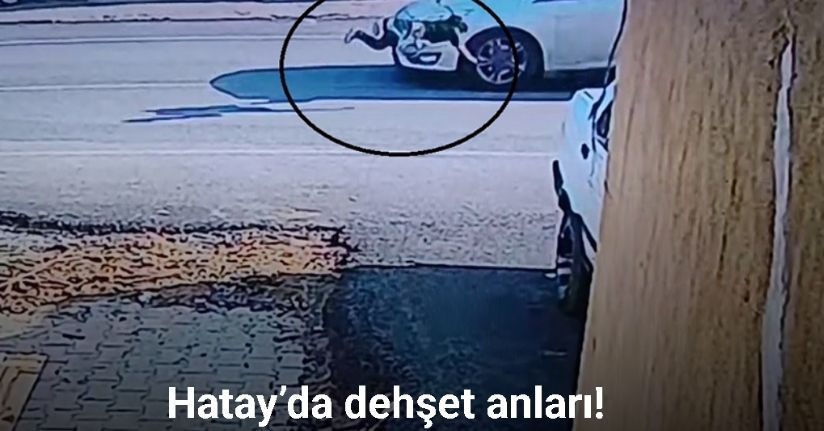 Yola fırlayan çocuk otomobilin çarpmasıyla metrelerce savruldu: O anlar kamerada